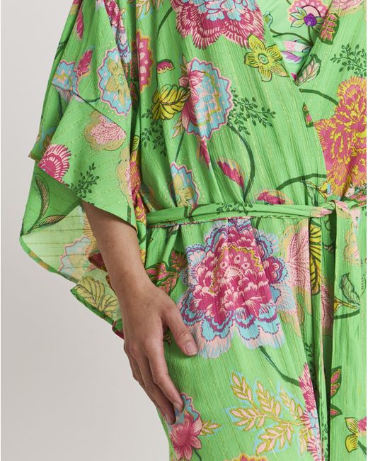 Figleaves Green Open Maxi Kaftan