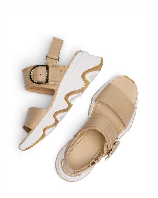 Sorel Natural Kinetic Impact Wedge Sandals