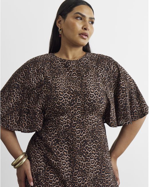 Joanna Hope Brown Tea Dress