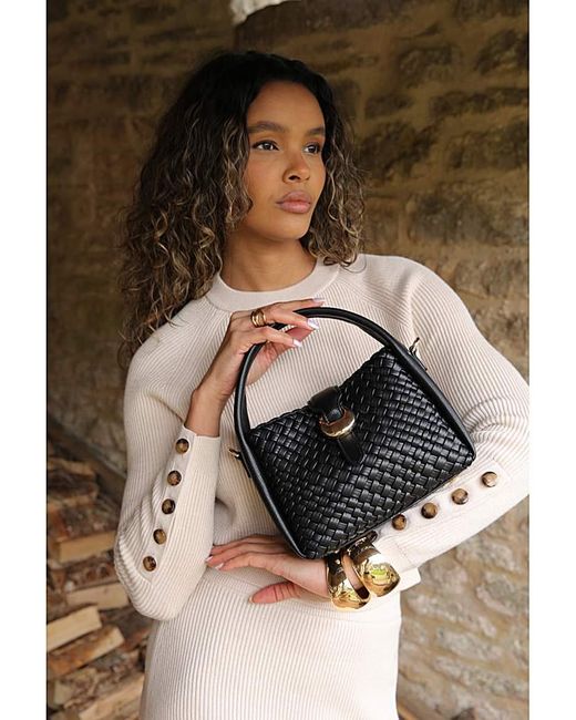 LUELLA GREY LONDON Black Luella Maggie Weave Crossbody