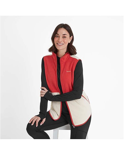 TOG24 Red Tog24 Fordley Gilet Fleece