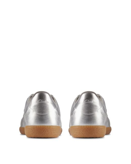 Clarks White Stara Combi Trainers