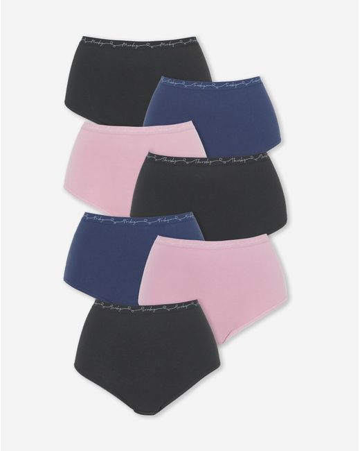 Pretty Secrets Multicolor 7 Pack Full Fit Brief