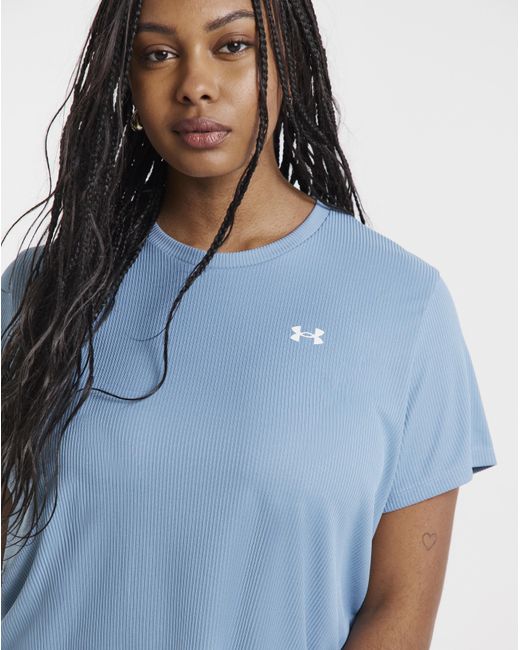 Under Armour Blue Tech Rib T-Shirt
