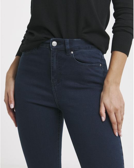 Simply Be Blue Skinny Highwaist Super Stretch