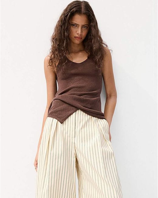 Mango Natural Trousers Tatin