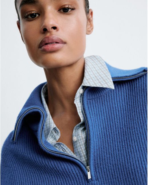 Mango Blue Sweater Rizon