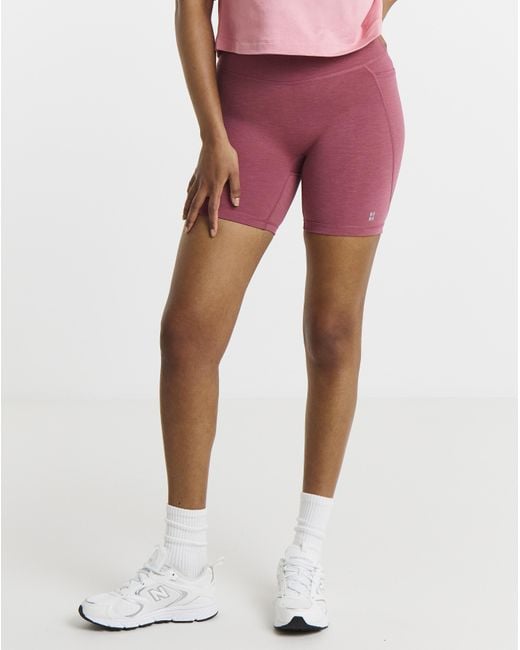 Sweaty Betty Pink Move 6 Marl Shorts