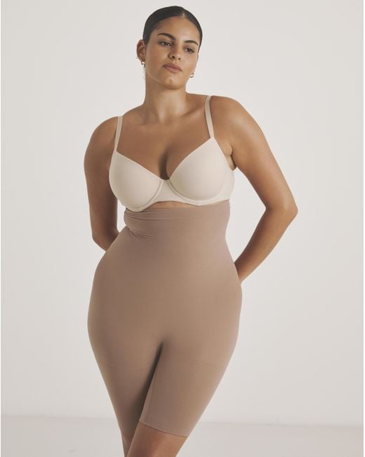 Spanx Brown Everyday Seamless Short Cafeaulait