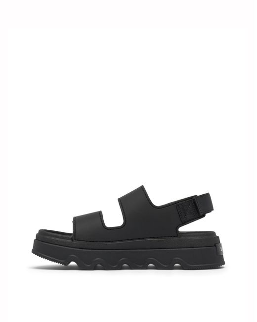 Sorel Black Kinetic Sunchase Sandals