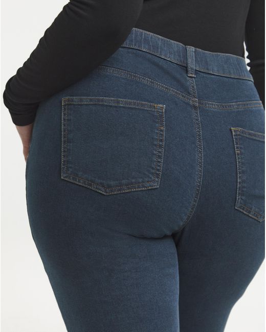 Simply Be Pink Winter 24/7 Flared Jeans