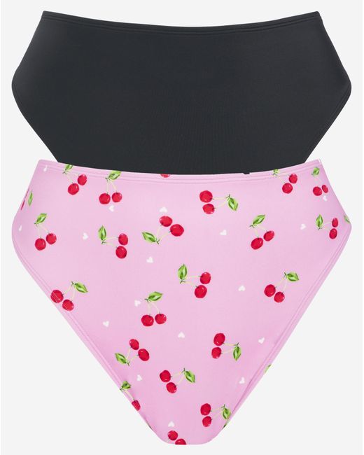 Simply Be Pink Value 2 Pack Bikini Briefs