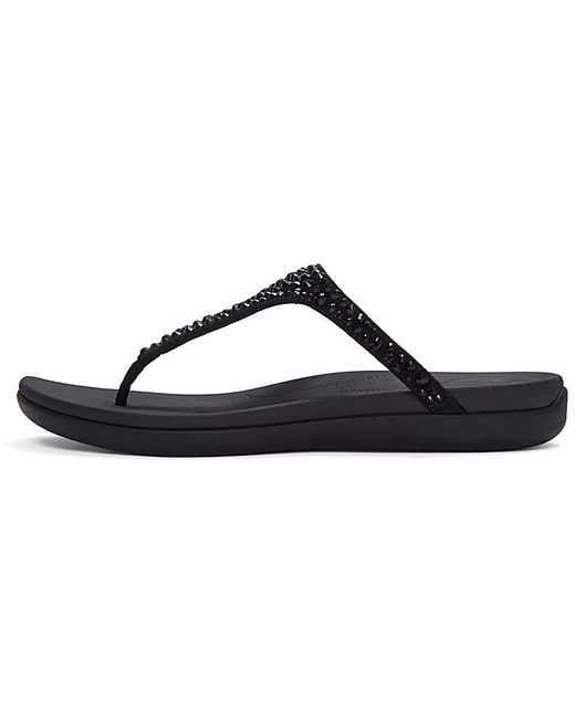 Fitflop Blue Solay Toe Post Sandal