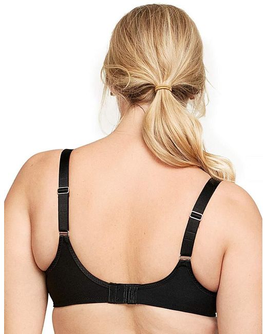 Glamorise Black 9855 Wonder Wire Bra