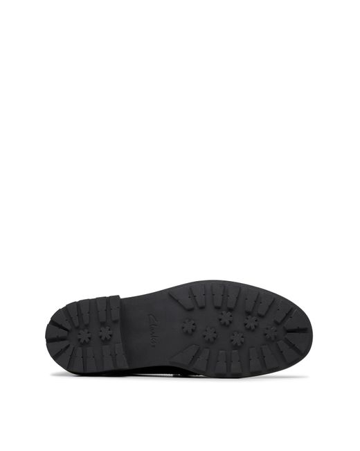 Clarks Black Orinoco Leather Loafer D Fit