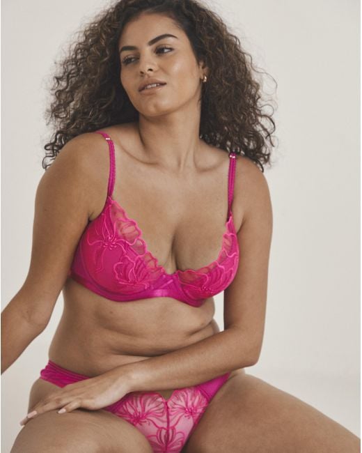 Ann Summers Pink Floral Fling Plunge