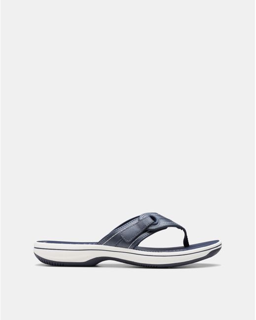 Clarks White Cloudsteppers Sandal D Fit