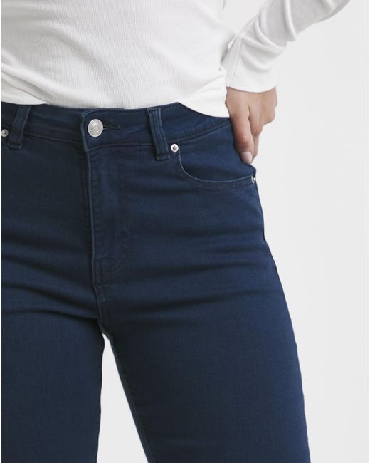 Simply Be Blue Flared Highwaist Super Stretch