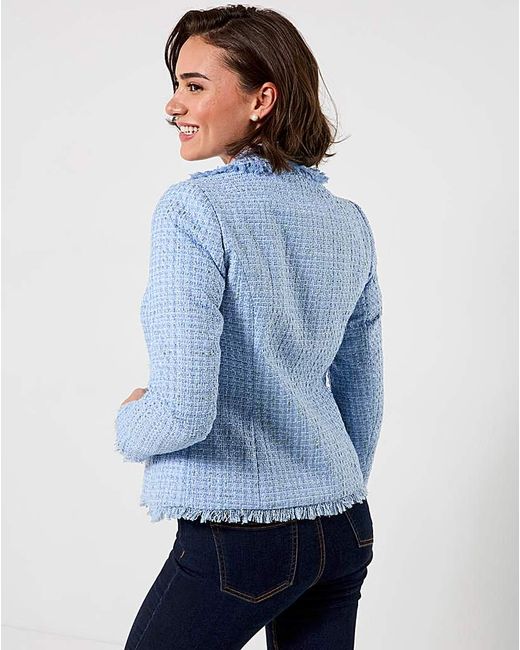 Joe Browns Blue Jb Let's Do Lunch Boucle Jacket