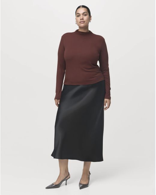 Mango Red Long Sleeve T-Shirt