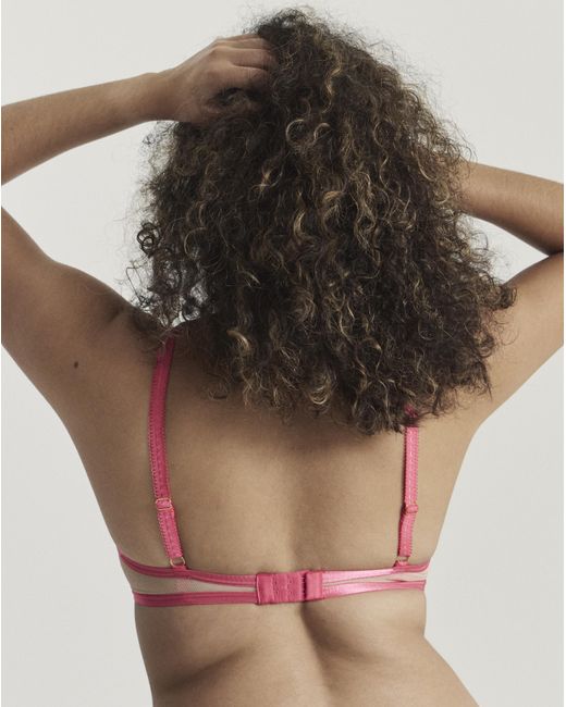 Figleaves Brown Olivia Embroidered Balcony Bra
