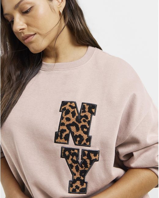 Simply Be Natural Ny Graphic Sweatshirt