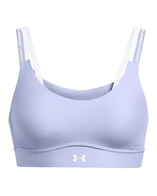 Under Armour Gray Infinity Support Rib Bra
