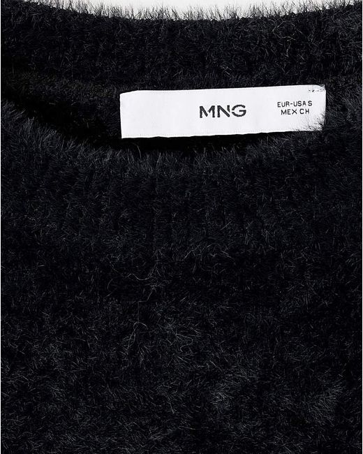 Mango Black Crew Neck Jumper