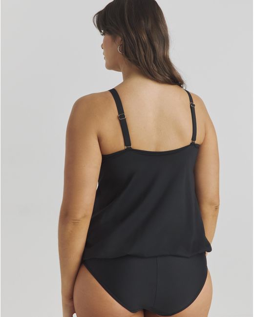 MAGISCULPT Black Blouson Top