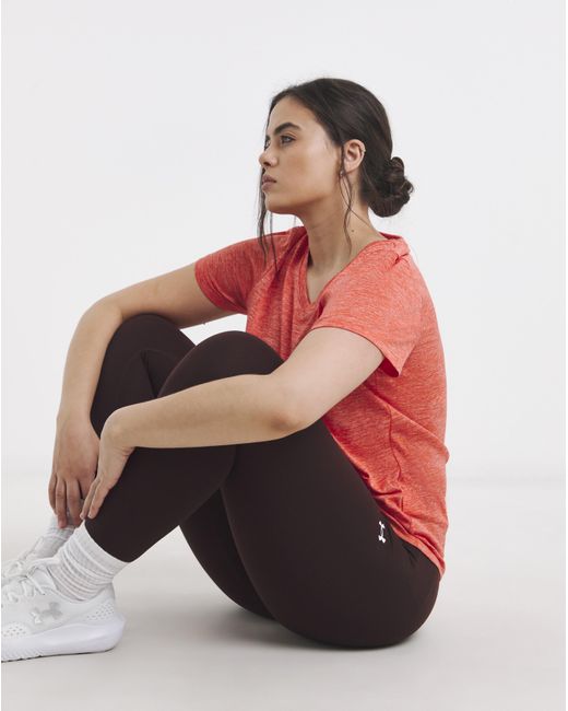 Under Armour Red Tech Ss Twist Top