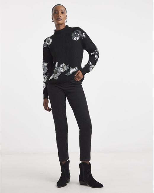Joe Browns Black Sequin Jumper