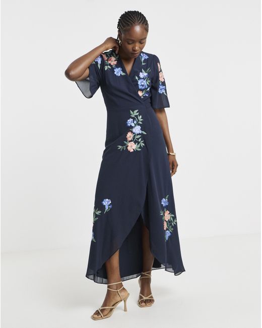 Hope & Ivy Blue Maxi