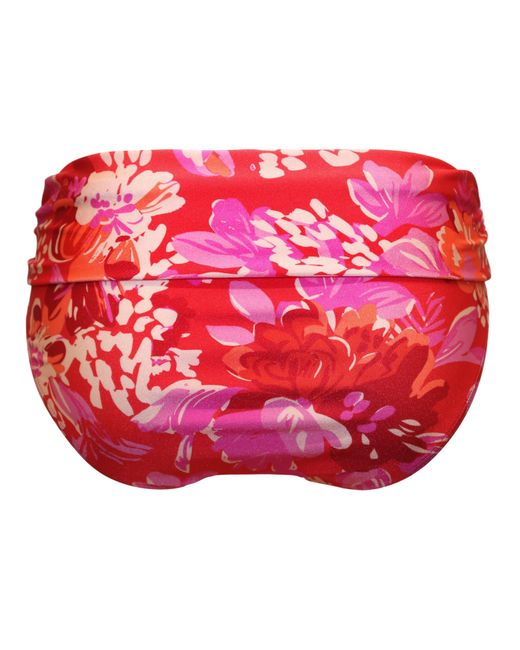 Pour Moi Red Casablanca Foldover Brief