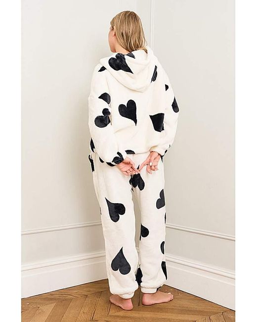 JAM The Label Natural Large Heart Print Twosie