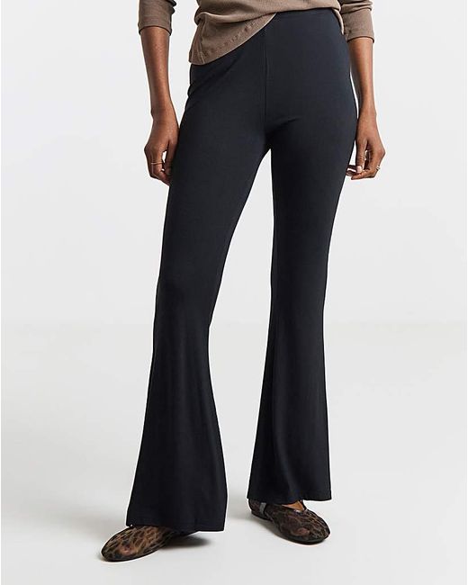 Simply Be White Jersey Flared Trouser