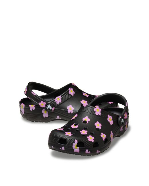 CROCSTM White Classic Flower Clog