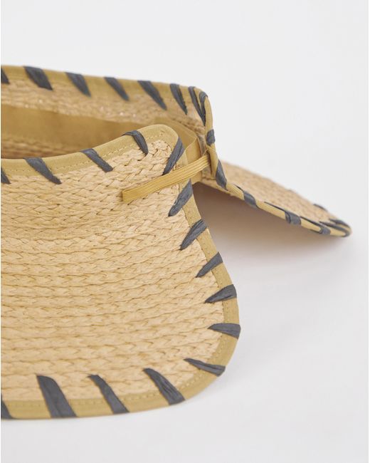 JD Williams Natural Whipstitch Packable Visor