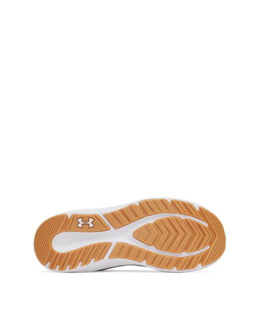 Under Armour White Charged Pursuit Trainers