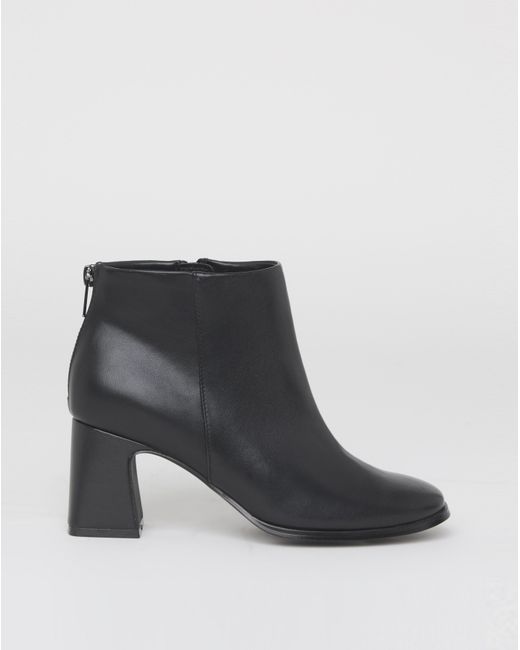 Simply Be Gray Outside Zip Ankle Boot Ex Wide