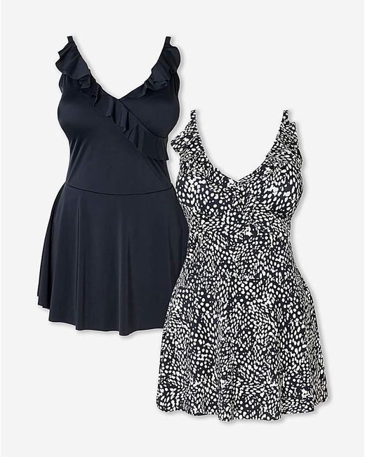 Simply Be Multicolor Value 2 Pack Swimdresses
