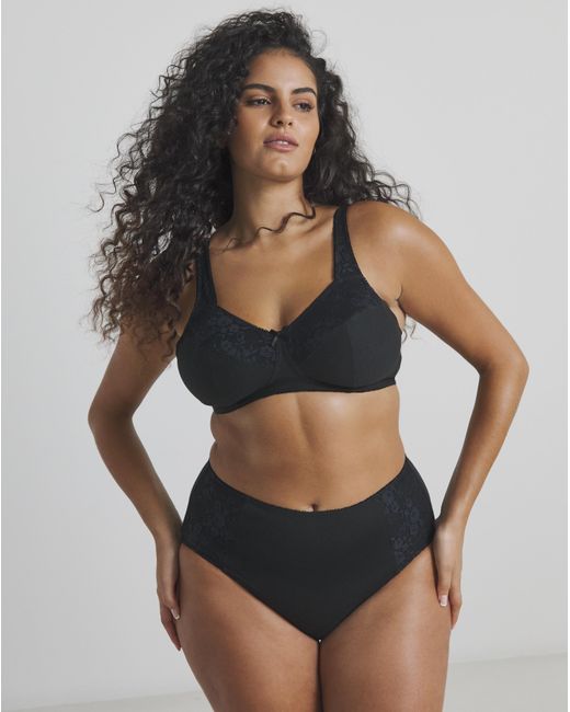 Pretty Secrets Black New Sarah 2 Pack Full Fit Knickers