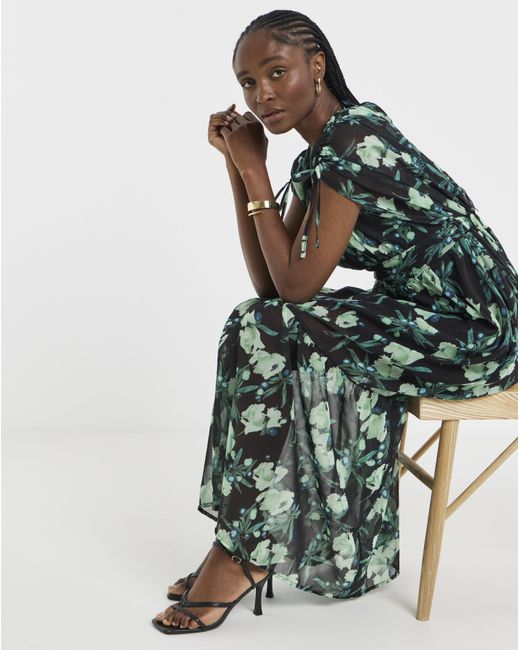 Religion Green Radiant Maxi Dress