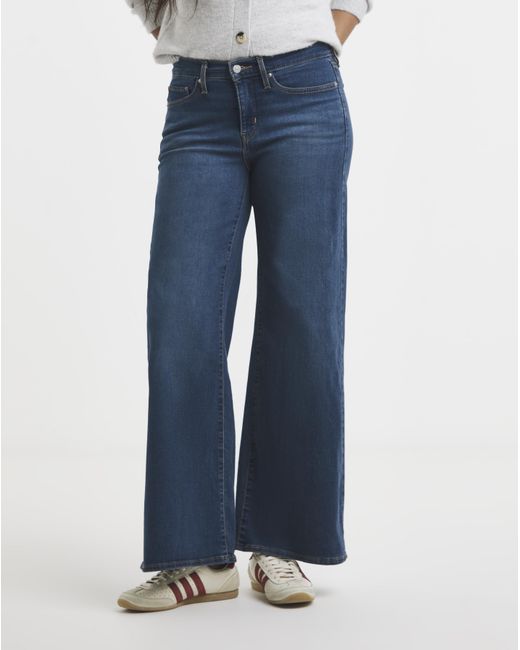 Levi's Blue 318 Shaping Wide Leg Jean