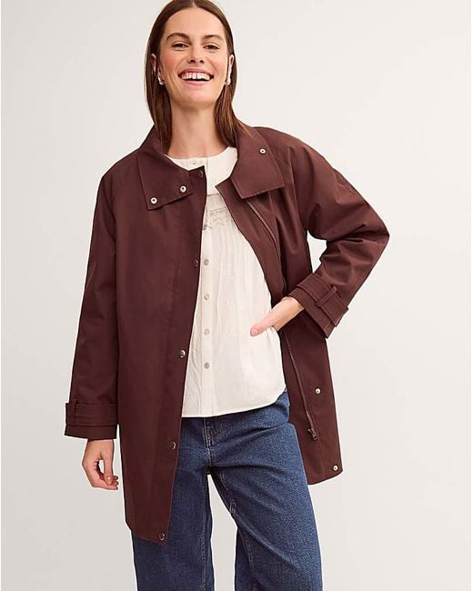 Monsoon Purple Simone Waterproof Rain Jacket