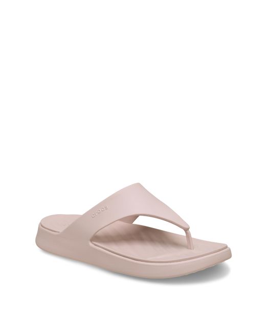 CROCSTM Pink Getaway Triangle Flip