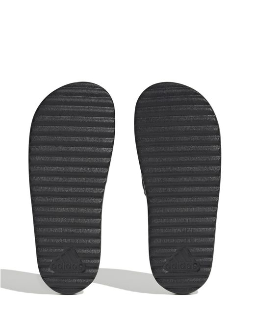 Adidas White Adilette Platform Slides