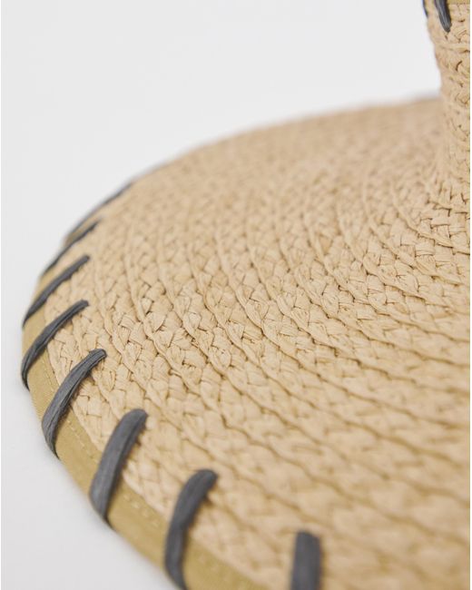 JD Williams Natural Whipstitch Packable Visor