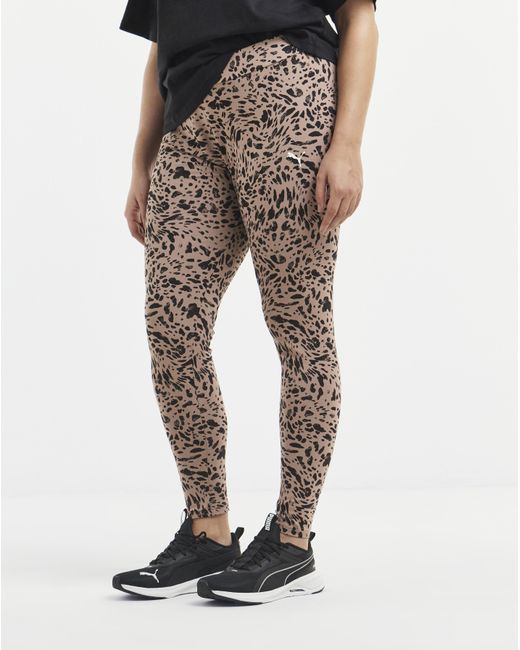 PUMA Black Mid-Rise Leggings