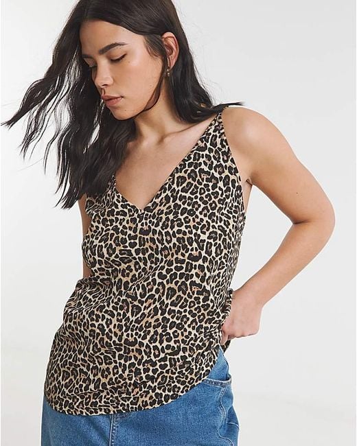 Simply Be Brown V Neck Cami