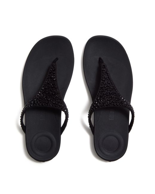 Fitflop Black Fit Flop Solay Toe Post